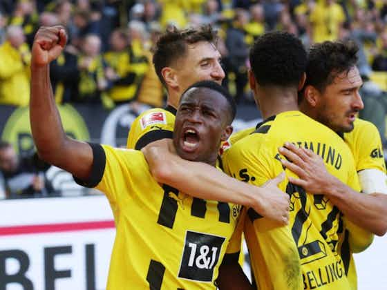 Article image:🇩🇪 Moukoko Dortmund's derby hero as Bayern's woes continue in Augsburg
