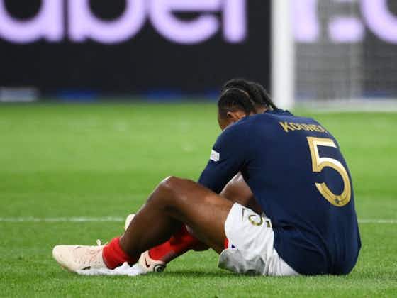 🚨 Jules Koundé leaves the pitch injured for France | OneFootball