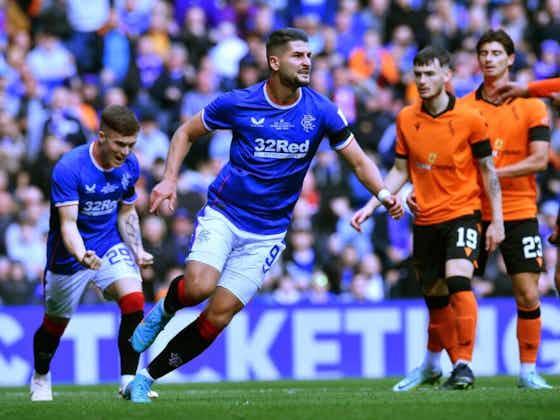 Article image:🏴󠁧󠁢󠁳󠁣󠁴󠁿 Čolak at the double as Rangers narrowly overcome Dundee Utd