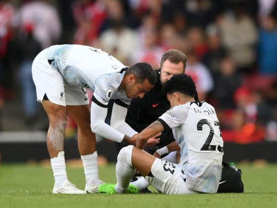 Article image:Liverpool winger Luis Díaz suffers injury setback