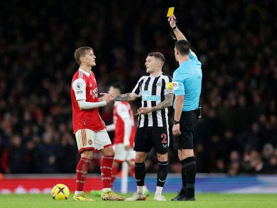Article image:Yellow cards galore as Arsenal and Newcastle break a season record 🟨