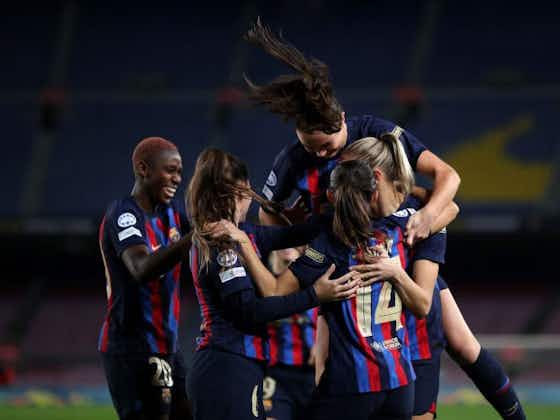Article image:10-player Barça beat Madrid to reach Supercopa de España Femenina final