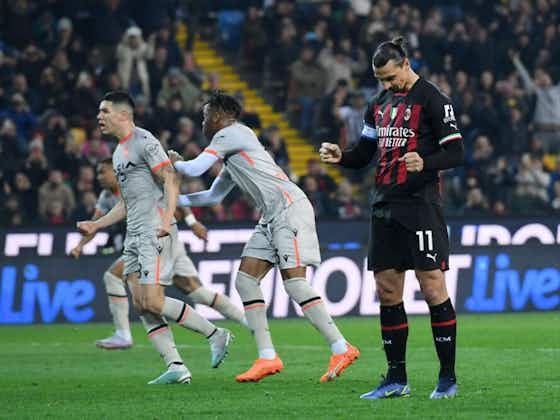 Article image:🇮🇹 Ibrahimović's record night spoiled as Udinese upset Milan