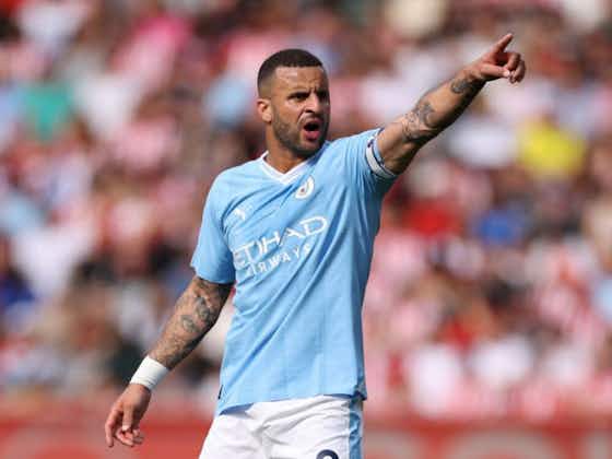 Article image:Kyle Walker absent from Man City training ahead of UCL final