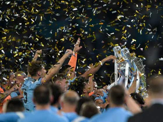 Article image:Man City win first Champions League title to seal treble 🏆🏆🏆