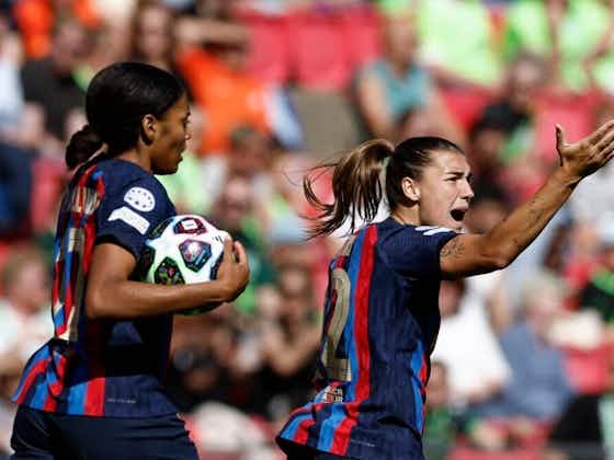 Article image:🎥 Barça equalise in UWCL final within the blink of an eye 😳