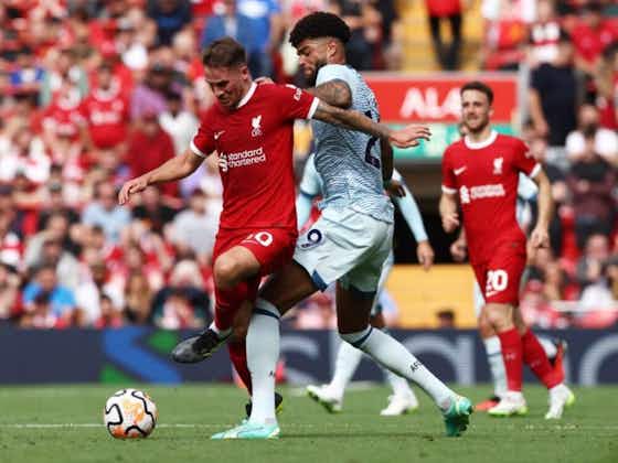 Article image:Alexis Mac Allister sent off on his Liverpool home debut 🟥