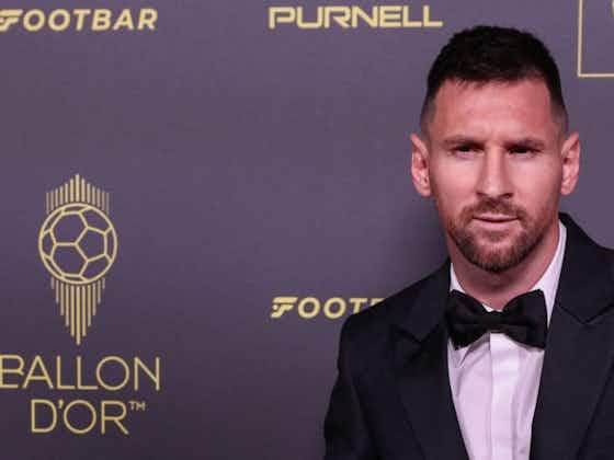 Article image:Lionel Messi wins 2023 Ballon d'Or! Plus all other winners!