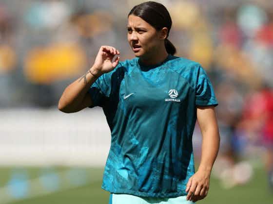 Article image:Sam Kerr withdraws from Australia squad due to injury