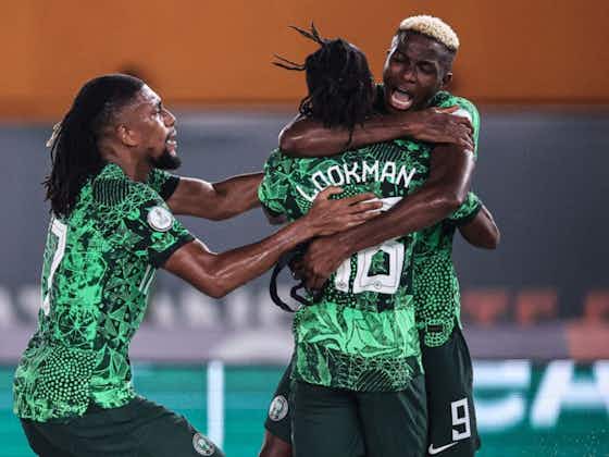 Article image:Nigeria ease past Cameroon in AFCON last 16; Angola knock out Namibia