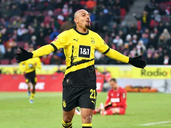 Article image:Malen nets double as Dortmund thrash Köln with ease