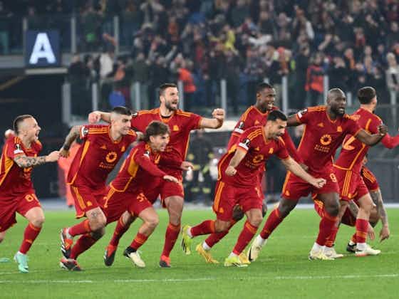 Article image:Roma reach UEL last 16 after shootout; Milan, Qarabag, Marseille progress