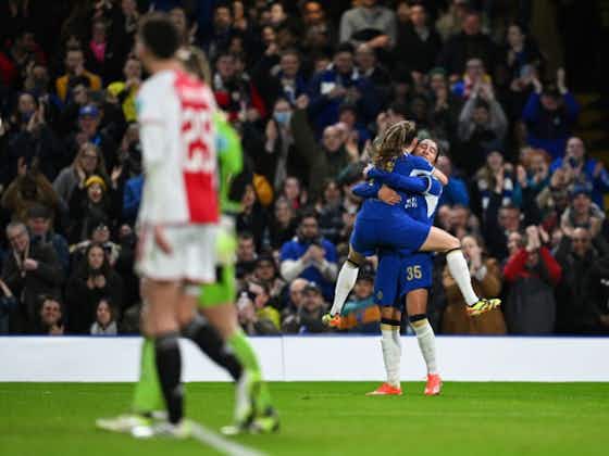 Article image:Chelsea coast to UWCL semi-finals; Lyon ease past Benfica