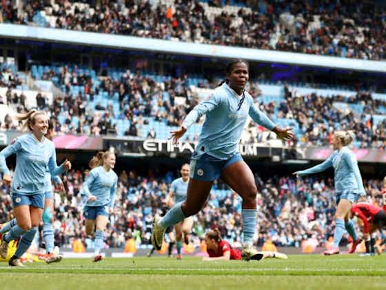Article image:Khadija Shaw sets new Man City Women's goal record on derby day 🏅