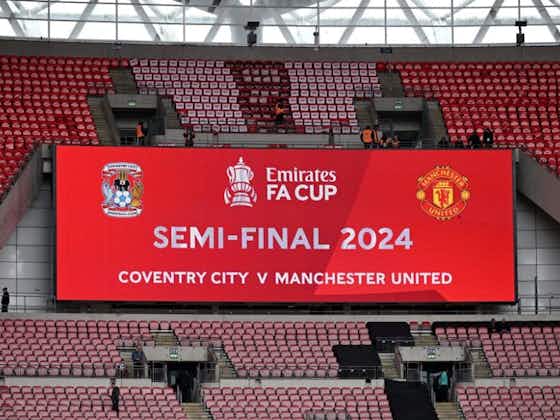 Article image:Casemiro in defence? Man United and Coventry name teams for FA Cup semi