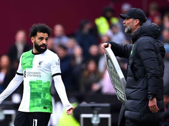Artikelbild:📸 Tempers flare: Salah and Jürgen Klopp have to be separated on touchline