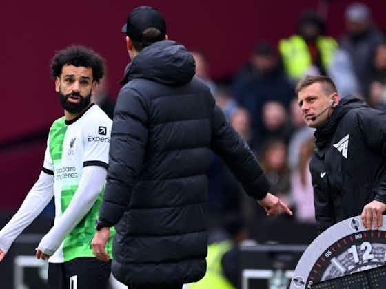Artikelbild:Liverpool's Mo Salah warns "there will be fire" after Klopp bust up