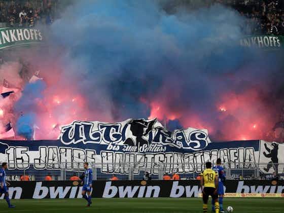Artikelbild:🎥 Chaos in Dortmund: Hertha-Fans im Clinch mit der Polizei