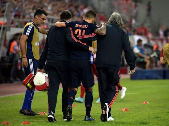 Artikelbild:🤕 Hernández wieder verletzt - Bayern gehen die Verteidiger aus