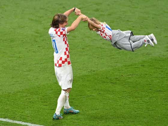 Artikelbild:📸 Party mit Papa Modrić: So schön feiern Kroatiens Stars WM-Rang drei