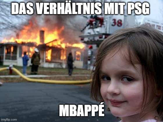 Artikelbild:🤣 Meme-Mittwoch: Mbappé-Fight artet aus & ein Transfermonster jagt Bayern