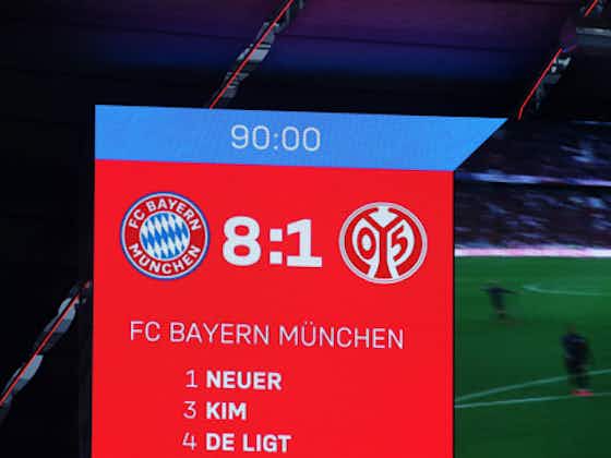 Artikelbild:🎖️ 8:1 gegen Mainz in den Top10: Die höchsten FCB-Siege in der Bundesliga