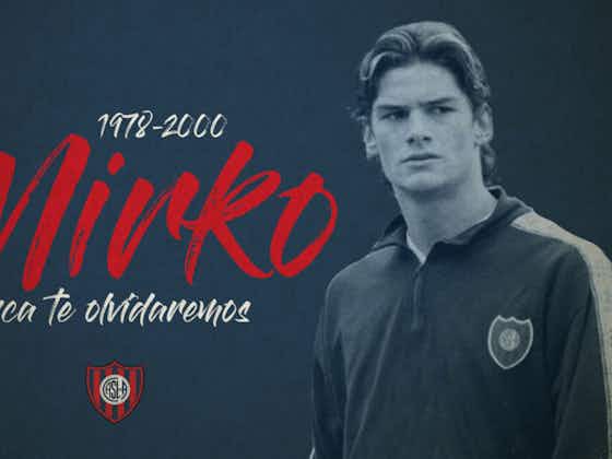 Imagen del artículo:A 20 años de la partida de Mirko Saric, San Lorenzo lo recuerda