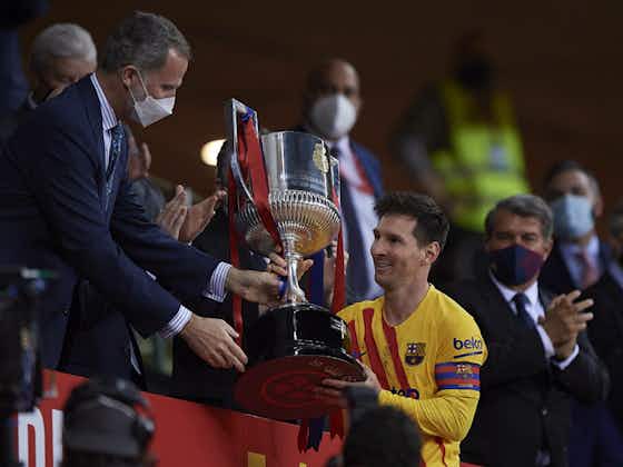Imagen del artículo:🎙El mensaje de Leo Messi tras ganar la Copa del Rey