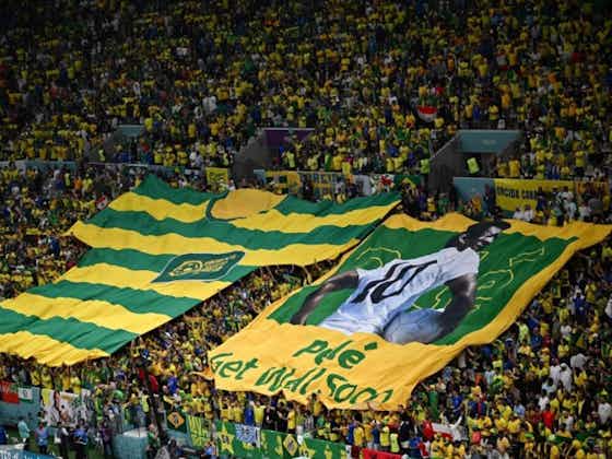 Imagen del artículo:📸 Pelé en el corazón. El mensaje de la 'Torçida' brasileña en Qatar