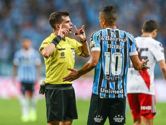 Imagem do artigo:Grêmio questiona VAR no primeiro gol do River
