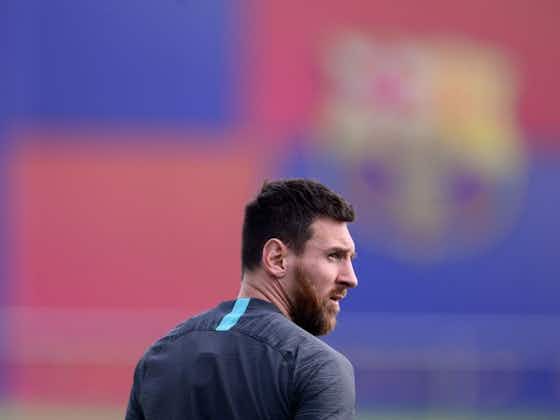Imagem do artigo:Messi é relacionado para primeira partida da Champions
