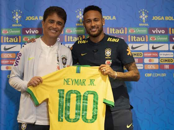 Imagem do artigo:Neymar será o 8º jogador a completar 100 jogos pela Seleção
