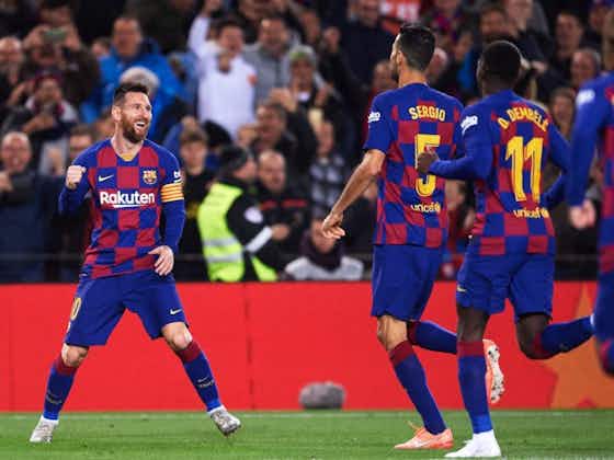 Imagem do artigo:Messi faz três gols, Barça goleia Celta de Vigo e assume a liderança