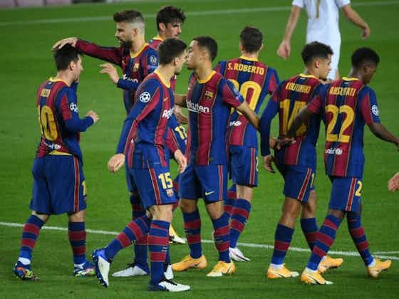 Imagem do artigo:Messi brilha, e Barça estreia na Champions goleando o Ferencváros