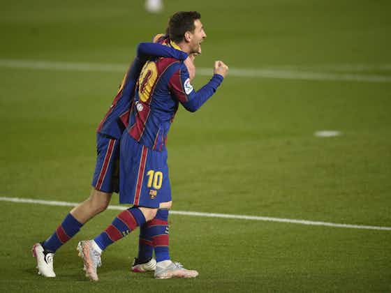 Imagem do artigo:🇪🇸 Messi faz dois, Barça goleia o Getafe e ainda sonha com título