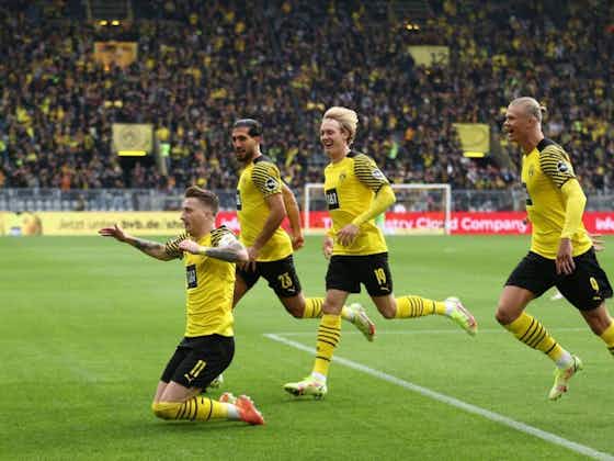 Imagem do artigo:🎥 Com dois de Haaland e golaço de Reus, Dortmund vence pela BuLi
