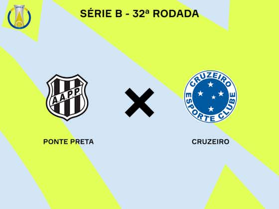 Imagem do artigo:📋 Sonhando com o título na rodada, Cruzeiro encara Ponte pela Série B