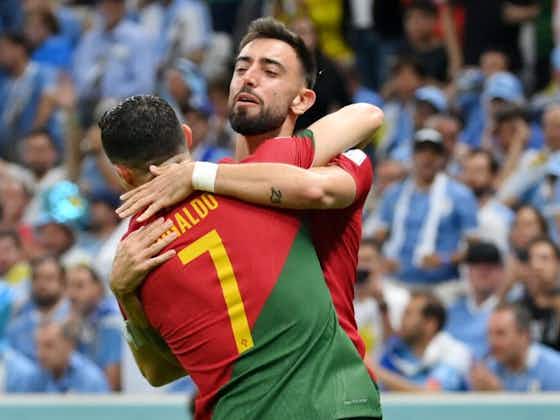Imagem do artigo:CR7 tenta 'roubar' gol, Portugal vence o Uruguai e se classifica