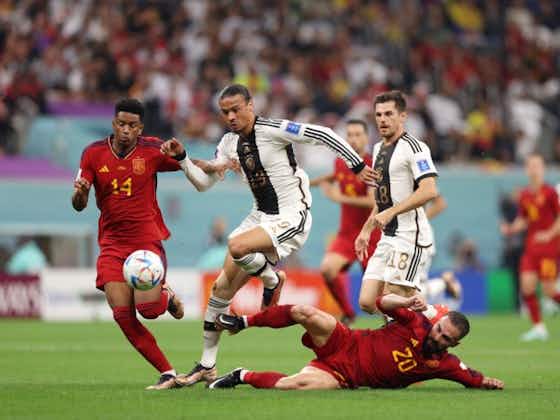 Imagem do artigo:Alemanha busca empate contra a Espanha, mas ainda vive drama