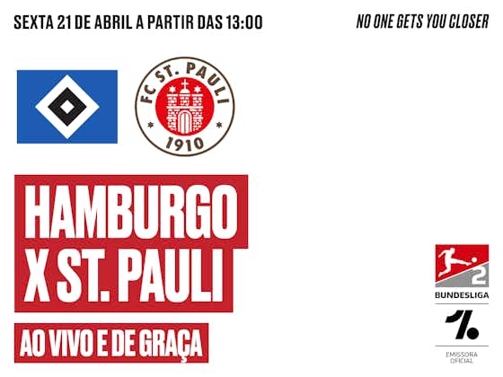 Imagem do artigo:📱 Transmissões de 6ª: Hamburgo x St Pauli no OF, Série B, PSG, Arsenal...