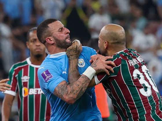 Imagem do artigo:Jogador do City faz brincadeira e publica fotos de briga com F. Melo 🤣