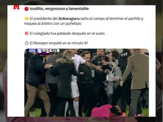 Imagem do artigo:Árbitro leva SOCO de presidente de clube e é pisoteado após empate na 🇹🇷