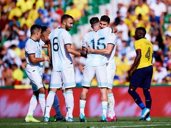 Image de l'article :L'Argentine facile contre l'Équateur