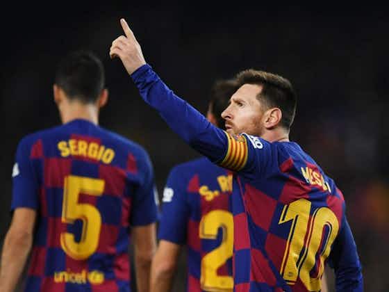 Image de l'article :🚨Messi voit triple, le Barça en démonstration contre Majorque