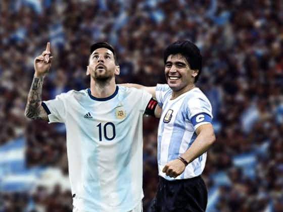 Image de l'article :📽 Le jour où Messi et Maradona étaient coéquipiers