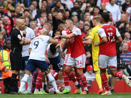 Image de l'article :Arsenal-Tottenham : 1️⃣ rouge et 2️⃣ buts en 15 minutes 🤯