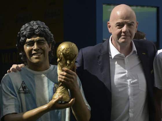 Immagine dell'articolo:"Diego Maradona è ♾": toccante 😢 omaggio in Qatar a 2⃣ anni dalla morte