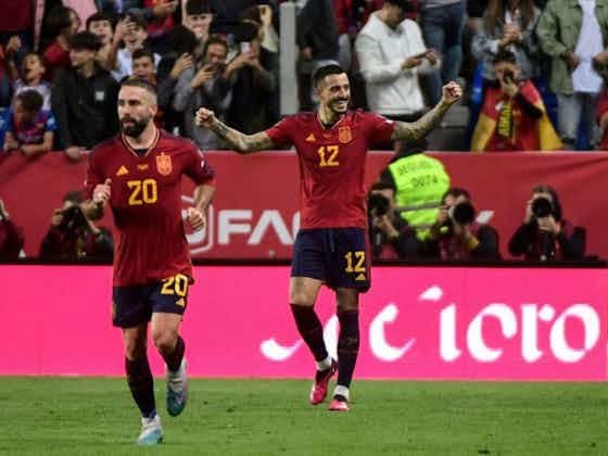 Immagine dell'articolo:📸 Doppietta in 2 minuti con la Spagna: esordio da 😍 per Joselu a 32 anni