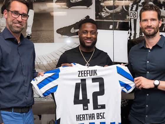 Artikelbild:Hertha nimmt Deyovaisio Zeefuik unter Vertrag