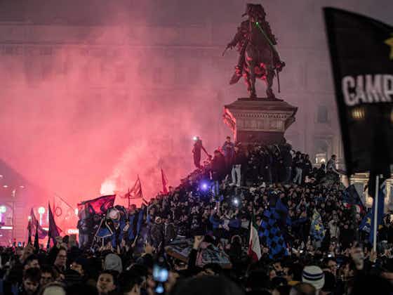 Artikelbild:Inter Mailand feiert Riesenparty in Mailand